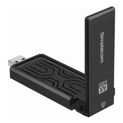 Simplecom NW812v2 AX5400 Tri-Band WiFi 6E USB Adapter with Foldable Antenna
