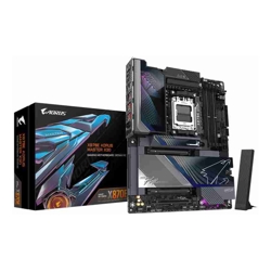 Gigabyte X870E AORUS MASTER X3D AM5 DDR5 256GB USB4 Wi-Fi7 BT5.4 10GbE+5GbE PCIe5 M.2 PCIe5/4 HDMI ALC1220 ES9118 ATX 30.5x24.4cm