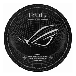 ASUS ROG Cosmic Mat II, floor mat, black, 87% rubber, 13% polyester, 117cm length