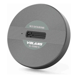VOLANS VL-DSM2-S Aluminium USB-C (Gen 2) M.2 NVMe/SATA SSD Docking Station