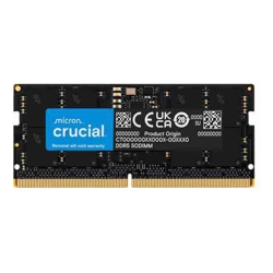 Crucial 64GB (1x64GB) DDR5 SODIMM 5600MHz CL46 Notebook Laptop Memory Tray
