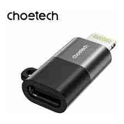CHOETECH CR-001-GY Mfi iPhone to USB-C USB Adapter - Black