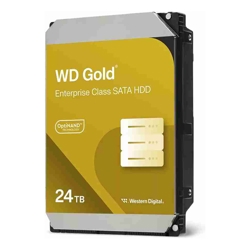 Western Digital Gold Enterprise Class SATA HDD - 24TB, 3.5", SATA 6Gb/s, 7200 RPM, CMR, up to 291MB/s, 512MB cache, 5Years warranty
