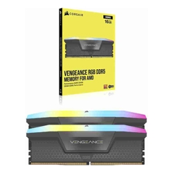 Corsair VENGEANCE RGB 32GB (2x16GB) DDR5 DRAM Up To 6000MT/S CL38 Memory Kit - GREY