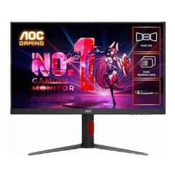 *Sale Till 30th June 2026* AOC U27G4, 27" 4K UHD Dual Refresh Rate Gaming Monitor, 3840x2160, 16:9, 0.3ms, 320Hz, Adaptive Sync, 2xHDMI, 1xDP, VESA, Height Adjustable, Pivot, Swivel, Tilt, 3 Year Warr