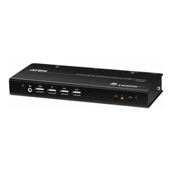 Aten Desktop 2-Port USB 4K HDMI Dual-Display KVMP Switch, up to 4096 x 2160 @ 60 Hz, Video DynaSync, (Cables included)
