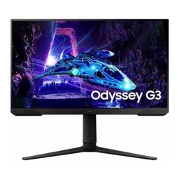 Samsung 24" Odyssey G30D FHD Monitor 1920 x1080 180Hz 16:9 250cd/m2 VA HDMI1.4 DP Headphone Tilt HAS Swivel Pivot VESA Gaming Monitor Black