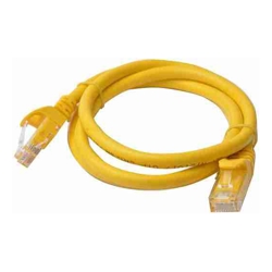 8Ware CAT6 Cable 1m - Yellow Premium RJ45 Ethernet Network LAN UTP Patch Cord 26AWG CU Jacket