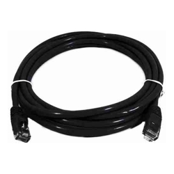 8Ware CAT6 Cable 0.5m - Black Premium RJ45 Ethernet Network LAN UTP Patch Cord 26AWG CU Jacket