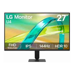 LG 27" IPS Full HD 144Hz Monitor, 1920x1080, sRGB 99%, 1ms MBR, HDR 10, 16: 9, LG Switch App