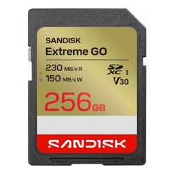 SanDisk 256G Extreme GO SD UHS-I Card (SDSDXGN-256G-GNCIN)