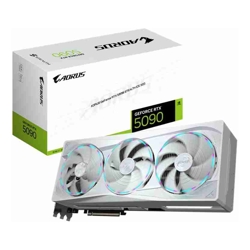 AORUS GeForce RTX 5090 STEALTH ICE 32G; NVIDIA RTX 5090/REV 1.0; PCI-E 5.0 x16/32 GB GDDR7/512 bit; DP*3/HDMI