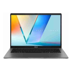 Vivobook S14 S3407CA - 14in WUXGA 1920x1200 OLED 16:10 - Ultra 7 255H - Intergrated GPU - 16GB DDR5 - 512GB M.2 NVMe - Backlit Chiclet Keyboard w/ Copilot Key - Matte Gray - Win 11 Home - 1Y Warranty