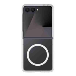 OtterBox Thin Flex Magnets Samsung Galaxy Z Flip8 5G (6.9") Case Clear - (77-000593), Antimicrobial, DROP+ Military Standard, 7 Years Warranty