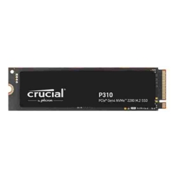 Crucial P310 1TB Gen4 2280 NVMe SSD 7100/6000 MB/s R/W 220TBW 1000K/1200K IOPS 1.5M hrs MTTF Full-Drive Encryption M.2 PCIe4 5yrs ~CT1000P510SSD8