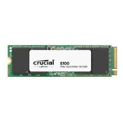 Crucial E100 1TB Gen4 NVMe SSD 5000/4500 MB/s R/W 80TBW 350K/460K IOPS 1M hrs MTTF M.2 2280 PCIe4 3yrs ~Crucial P3 CT1000P3SSD8