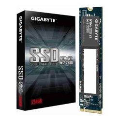 GIGABYTE Gen3 256GB NVMe PCIe 3.0 x4 M.2 2280 SSD, 3200MB/s Read, 1200MB/s Write, 1.5M Hours MTBF, 3-Year Warranty