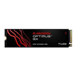 SANDISK Optimus GX 7100 PCIe 4.0 NVMe SSD, 2TB, Read 7,250MB/s Write 6,900MB/s, 5 Yr Warranty