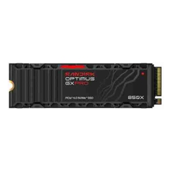 SANDISK Optimus GX PRO 850X PCIe 4.0 NVMe SSD with Heatsink, 1TB, Read 7,300MB/s Write 6,600MB/s, 5 Yr Warranty