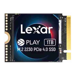 Lexar LNMPLAY002T-RNNNG Internal SSD Play 2TB M.2 2230 PCIe Gen 4x4 NVMe SSD up to 5200MB/s read, 4700MB/s write - 5 year limited warranty