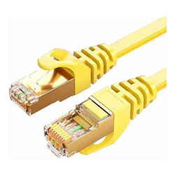 8Ware CAT7 Cable 5m - Yellow Color RJ45 Ethernet Network LAN UTP Patch Cord Snagless Flat cable