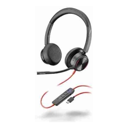 POLY BLACKWIRE 8225 STEREO MIC ROSOFT TEAMS CERTIFIED USB-C H EADSET USB-C/A ADAPTER