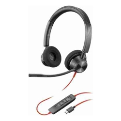 POLY BLACKWIRE 3320 STEREO USB -C HEADSET USB-C/A ADAPTER