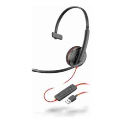 POLY BLACKWIRE 3210 MONAURAL U SB-A HEADSET