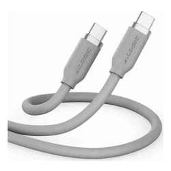 Elements Silicone 5A/240W USB2 USB-C to C Male Cable with cable tie 2m -Natural
