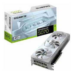 Gigabyte GV-N5070EAGLEOC ICE-12GD, GeForce RTX 5070, CUDA  6144, 12 GB, GDDR7, PCI-E 5.0, ATX, 750W, HDMI 2.1b *1
