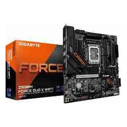 Gigabyte Z890M FORCE DUO X WIFI7, LGA1851 socket, Intel Z890 Express Chipset, Integrated Graphics Processor-Intel HD Graphics support, Realtek Audio CODEC