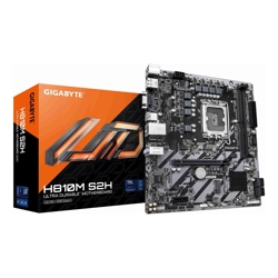 Gigabyte H810M S2H  Intel LGA 1851 ATX Motherboard, 2x DDR5 ~128GB, 1x PCI-E x16, 1x PCI-E x1, 1x M.2, 4x SATA, 3x USB 3.2, 3x USB 2.0