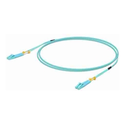Ubiquiti MultiMode 10 Gbps OM3 Duplex LC Cable, 1m Length, Single Unit,10 Gbps Throughput, LC-LC Connector,