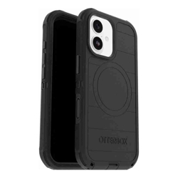 OtterBox Defender Pro MagSafe Apple iPhone 17 (6.3") Case Black - (77-98354), DROP+ 7X Military Standard, Tri-Layer, Port Covers, 7 Years Warranty