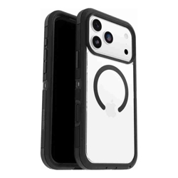 OtterBox Defender Pro XT MagSafe Apple iPhone 17 Pro (6.3") Case Dark Side (Clear/Black) - (77-98516), DROP+ 7X Military Standard, 7 Years Warranty