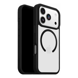 OtterBox React MagSafe Apple iPhone 18 Pro Max / iPhone 17 Pro Max (6.9") Case Black Crystal (Clear/Black) - (77-98651),7 Years Warranty