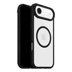 OtterBox React MagSafe Apple iPhone Air (6.5") Case Black Crystal (Clear/Black) - (77-98611),DROP+ Military Standard,Raised Edges,7 Years Warranty