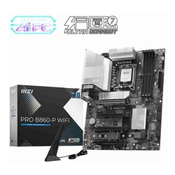 MSI PRO B860-P WIFI, INTEL B860, 4x DDR5 256GB, 1x HDMI, 4x PCI-E x16, 3x M.2, 4x SATA, 8x USB 2.0, Intel Wi-Fi 7