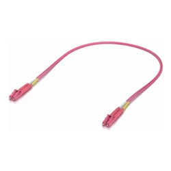 Ubiquiti Indoor OM4 Multi-mode Fiber, Duplex LC UPC Connectors, Fiber Patch Cable, 1M, 50-pack