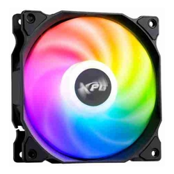 MSI VENTOR120ARGBPWM3C-BKCWW, XPG Vento Black ARGB Case Fan 120mm 3 -pack 45.3 CFM 23 dBA, 2 Year Warranty 