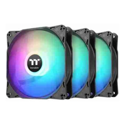 Thermaltake CL-F204-PL12SW-A, LE 120 ARGB PWM Cooling Fan, Fan: 120mm, Airflow: 66.1CFM, Noise: 25.2dBA, Pack of Three, 2 Year Warranty