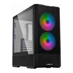 Lian Li PC-LAN207RX, Lancool 207, ATX, Mid Tower, Tempered Glass, Drive Bays: 2x3.5" HDD or 2.5" SSD, Expansion Slot: 7, Fan: 2x140mm, 2x120mm, Motherboard Support: ATX/Micro-ATX/Mini-ITX, Black, 1 Ye