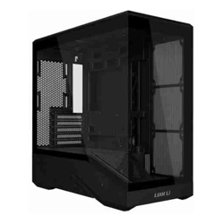 Lian Li PC-V100MIX, Vector V100 Mini, Micro ATX Case, Tempered Glass, Drive Bays:  2x2.5" SSD or 1x3.5" HDD+1x2.5" SSD, Expansion Slot: 5, Fan: 120mm, Motherboard Support: ATX / m-ATX / Mini-ITX, 1 Ye