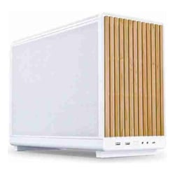 Lian Li PC-A3W-WD, DAN-A3 White Beech Wood Edition, Micro ATX, Steel Mesh Side Panel, Drive Bays:  2x2.5", 1x2.5" or 1x3.5", Exapansion Slot: 4, Fan: 120mm, Motherboard Support: M-ATX/ITX, White, 1 Ye