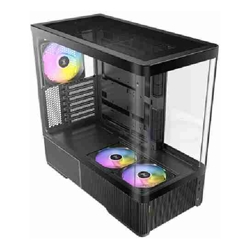 Antec C6 Curve ARGB, Mid Tower ATX case, tempered glass, 3 ARGB PWM fans, USB-C 10Gbps, GPU 450mm, CPU 180mm, 360mm radiator support