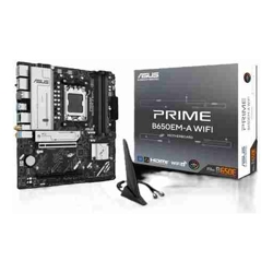 Asus PRIME B650EM-A WIFI, Micro ATX, AMD AM5, 4xDDR5, 3xM.2, 4xSATA 6Gb/s, RAID, 3xPCIe, 1xHDMI, 2xDP, GbE LAN, Wireless AX+Bluetooth, 8xUSB-A, 1xUSB-C, 3 Year Warranty