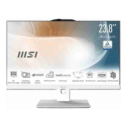 MSI MODERN AM242P 1M-2084AU, AIO, 23.8" FHD IPS Screen, Intel Core 7 150U, 16GB DDR5 RAM, 1TB NVMe SSD, Keyboard+Mouse, Wireless AX+Bluetooth, Windows 11 Pro, White, 3 Year Warranty