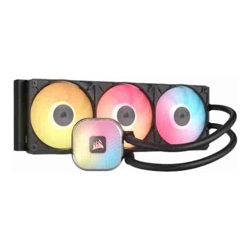 CORSAIR iCUE LINK TITAN II 360 RX RGB - Black, 360mm AIO, FlowDrive Gen 2, RX II Fan, RGB, Copper Coldplate, AM5/AM4, LGA1851/1700