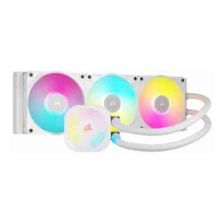 CORSAIR iCUE LINK TITAN II 360 RX RGB - White, 360mm AIO, FlowDrive Gen 2, RX II Fan, RGB, Copper Coldplate, AM5/AM4, LGA1851/1700