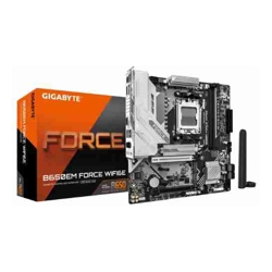 Gigabyte B650EM FORCE WF6E, AM5, Support for DDR5,  1 x HDMI port, 1 x PCI Express x16 , 3x  M.2. 4x USB 3.2